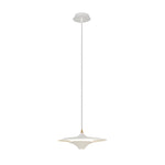 13.8'' 1-Light Round UFO Pendant Lights LED Metal Hanging Lighting Small Spaceship Pendant Lamp for Bar