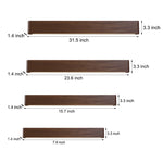 Linear Walnut Wood LED Wall Sconce