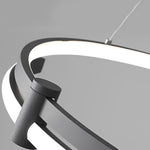 Minimalist Round Stepless Dimming with Remote LED Nordic Chandelier