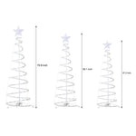 Spiral String Lights LED Artificial Christmas Trees Ornaments Floor Lamp