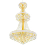 CWI Lighting - 8001P36G - 34 Light Chandelier with Gold Finish