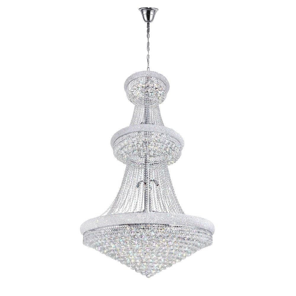 CWI Lighting - 8001P42C - 38 Light Chandelier with Chrome Finish