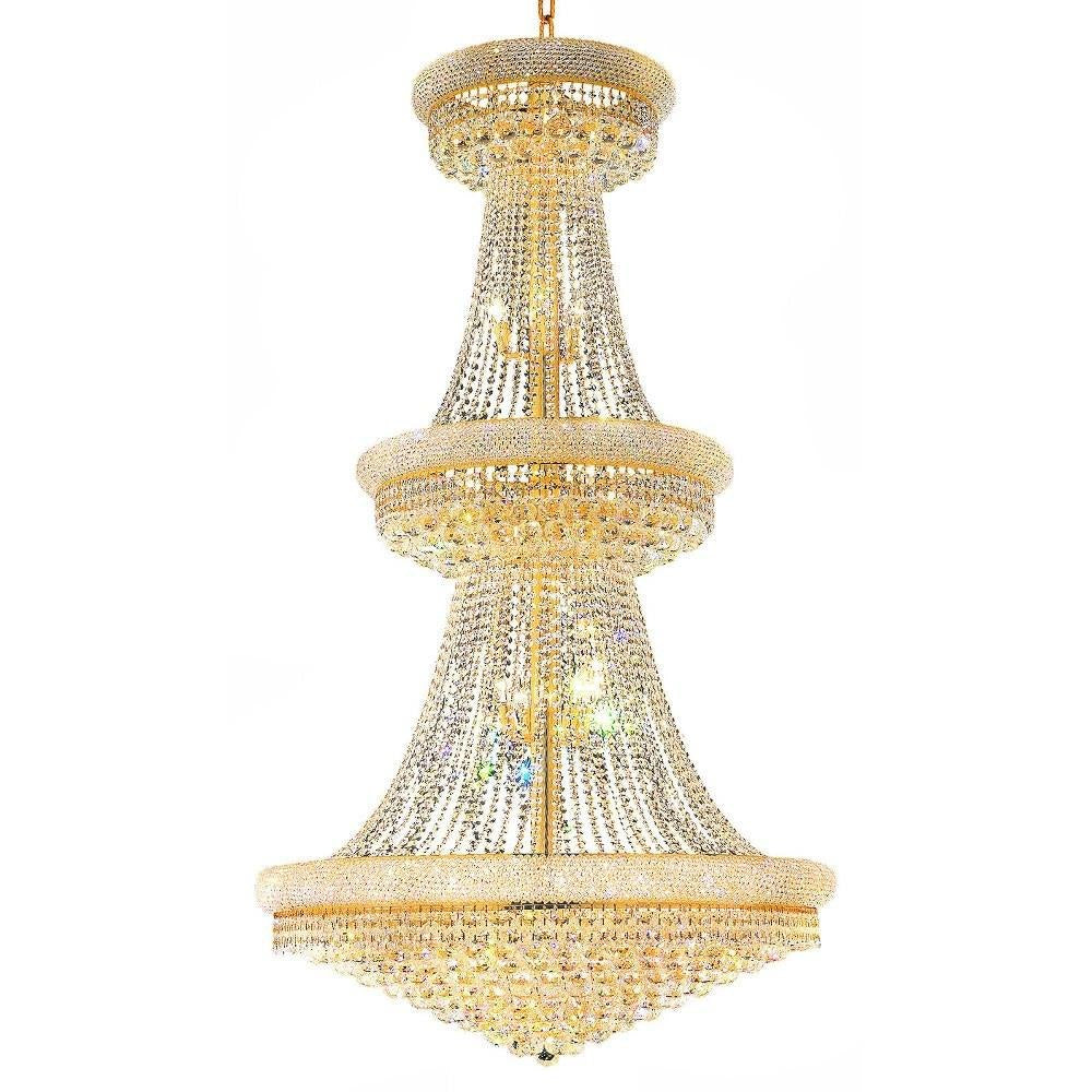 CWI Lighting - 8001P42G - 38 Light Chandelier with Gold Finish