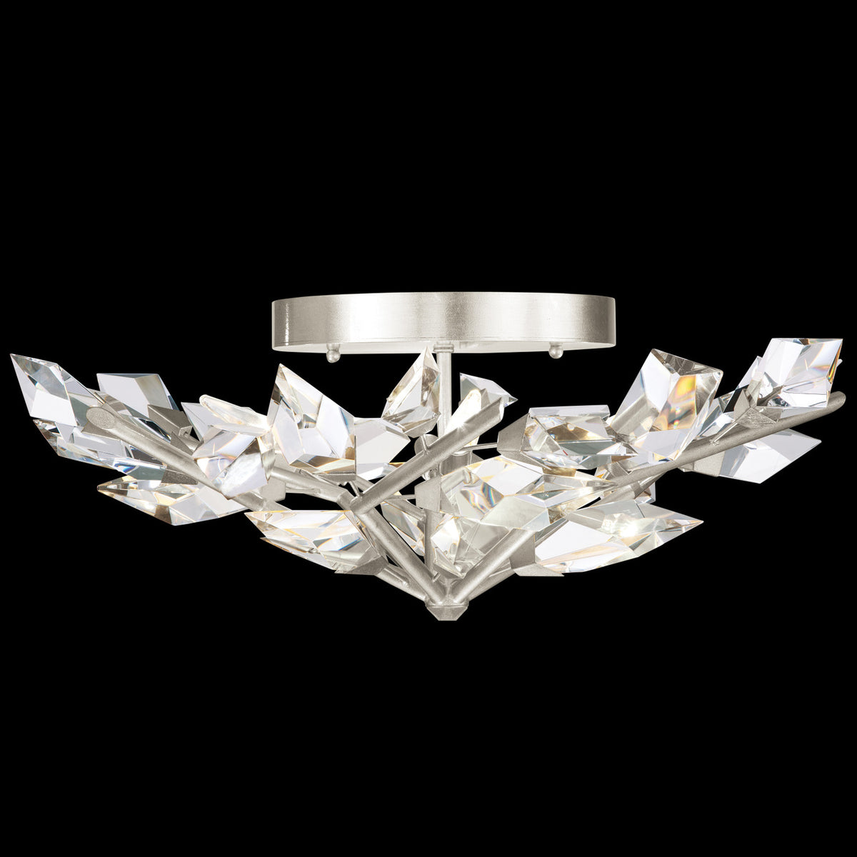 FORET 31" W Round Flush Mount