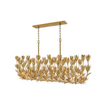 Bailey Street Home - 81-BEL-4947942 - Hillfield Orchards - 50W 10 LED Linear Chandelier In Bohemian Style-27.75 Inches Tall and 60 Inches Wide