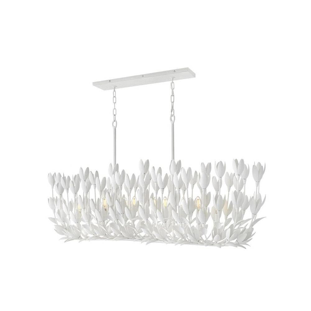Bailey Street Home - 81-BEL-4947942 - Hillfield Orchards - 50W 10 LED Linear Chandelier In Bohemian Style-27.75 Inches Tall and 60 Inches Wide