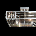 CRYSTAL ENCHANTMENT 25" W Square Semi-Flush Mount