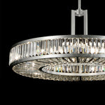 CRYSTAL ENCHANTMENT 37" W Round Pendant
