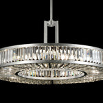 CRYSTAL ENCHANTMENT 37" W Round Pendant