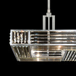 CRYSTAL ENCHANTMENT 25" W Square Pendant