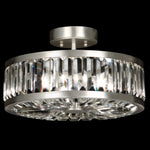 CRYSTAL ENCHANTMENT 16" W Round Semi-Flush Mount