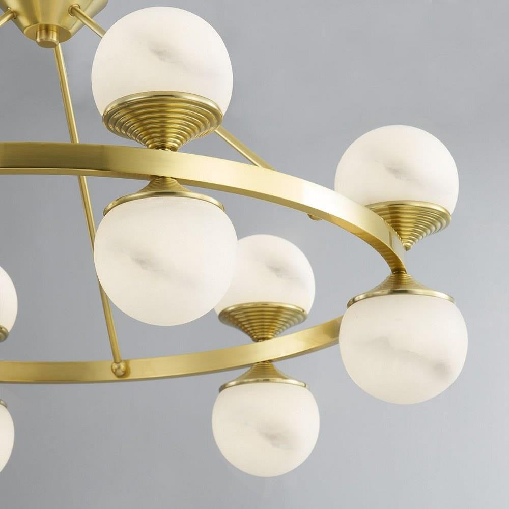 Bailey Street Home - 116-BEL-4885822 - Carey Orchards - 48W 12 LED Chandelier-18.75 Inches Tall and 34 Inches Wide