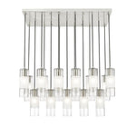 Bailey Street Home - 372-BEL-1325508 - Rock Quadrant - 17 Light Linear Chandelier In Contemporary Style-14.25 Inches Tall and 18 Inches Wide