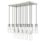 Bailey Street Home - 372-BEL-1325508 - Rock Quadrant - 17 Light Linear Chandelier In Contemporary Style-14.25 Inches Tall and 18 Inches Wide