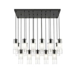 Bailey Street Home - 372-BEL-1325508 - Rock Quadrant - 17 Light Linear Chandelier In Contemporary Style-14.25 Inches Tall and 18 Inches Wide