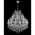 CWI Lighting - 8318P42C-33(Clear) - 33 Light Chandelier with Chrome Finish