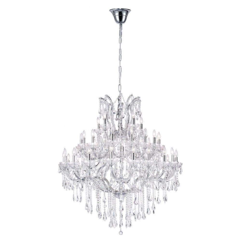 CWI Lighting - 8318P50C-41(Clear)-B - 41 Light Chandelier with Chrome Finish