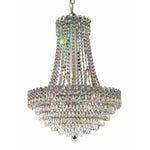 Twelve-Light 20-Inch Chandelier with Royal Cut Clear Crystal
