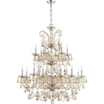 Chrome 37-Inch 18-Light Chandelier