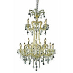 Maria Theresa Elegant Cut Crystal Gold 24 Light 50-in Chandelier