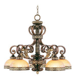 Livex Lighting - 8525-64 - Seville - 5 Light Chandelier in French Country Style - 27.75 Inches wide by 22.75 Inches high