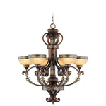 Livex Lighting - 8526-64 - Seville - 6 Light Chandelier in French Country Style - 30 Inches wide by 35 Inches high