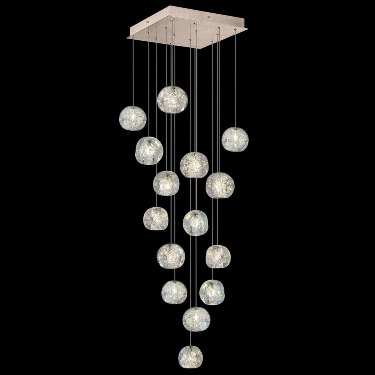 NATURAL INSPIRATIONS 19" W Square Pendant