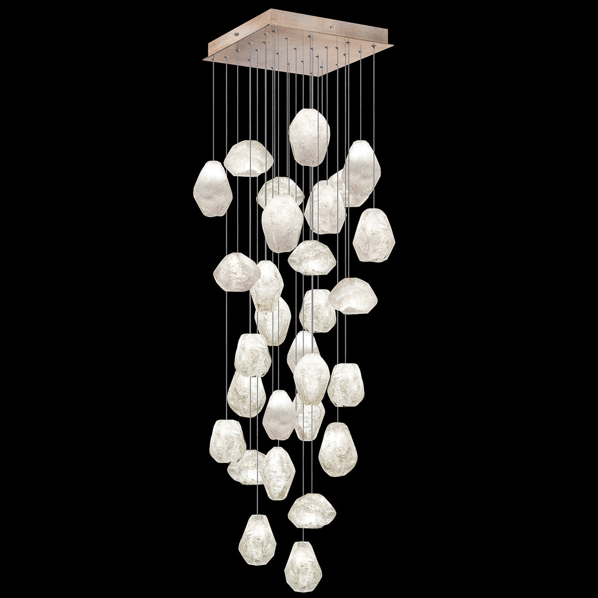 NATURAL INSPIRATIONS 30" W Square Pendant