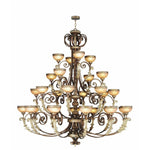 Livex Lighting - 8537-64 - Seville - 28 Light Chandelier in French Country Style - 71 Inches wide by 75 Inches high