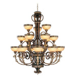 Livex Lighting - 8539-64 - Seville - 18 Light Chandelier in French Country Style - 44 Inches wide by 53.25 Inches high