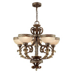 Livex Lighting - 8545-64 - Seville - 5 Light Chandelier in French Country Style - 26 Inches wide by 26.5 Inches high