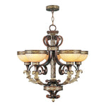 Livex Lighting - 8545-64 - Seville - 5 Light Chandelier in French Country Style - 26 Inches wide by 26.5 Inches high