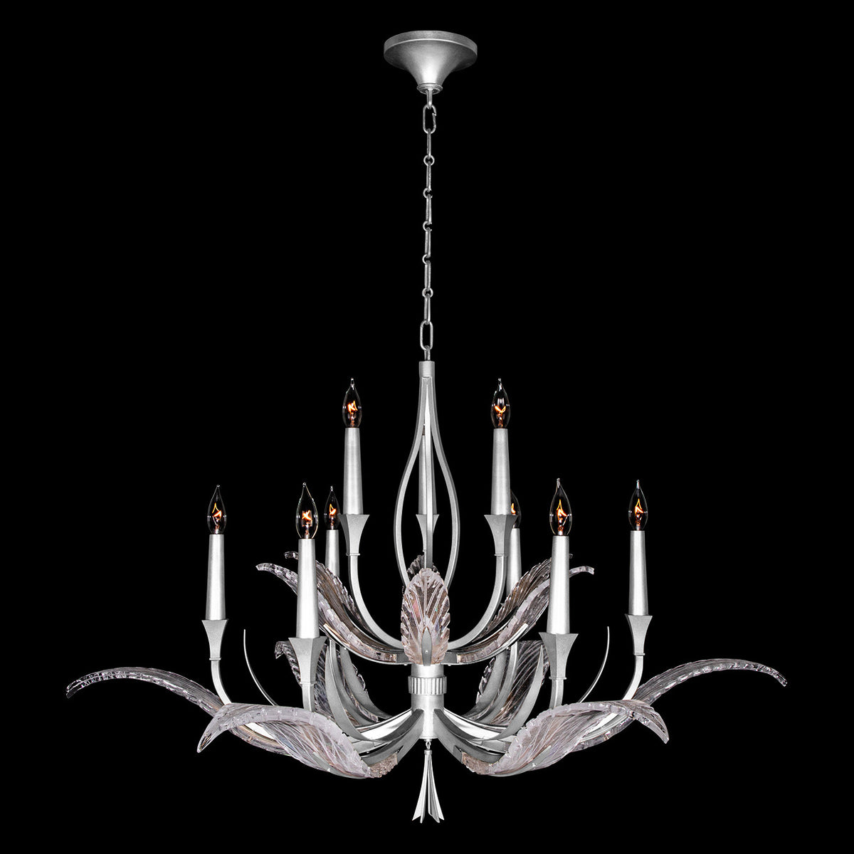 PLUME 45" W Round Chandelier
