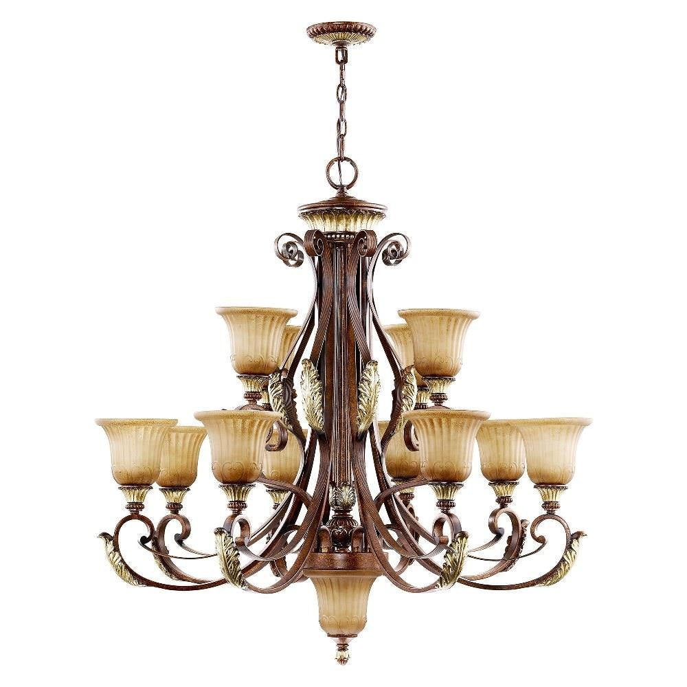 Livex Lighting - 8559-63 - Villa Verona - 13 Light Chandelier in Mediterranean Style - 40 Inches wide by 39 Inches high