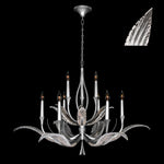 PLUME 45" W Round Chandelier