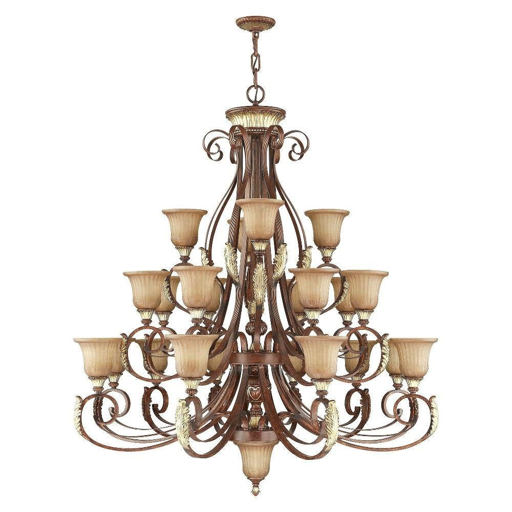 Bailey Street Home - 218-BEL-732982 - Lowther East - 23 Light Chandelier in Mediterranean Style - 50 Inches wide by 56 Inches high
