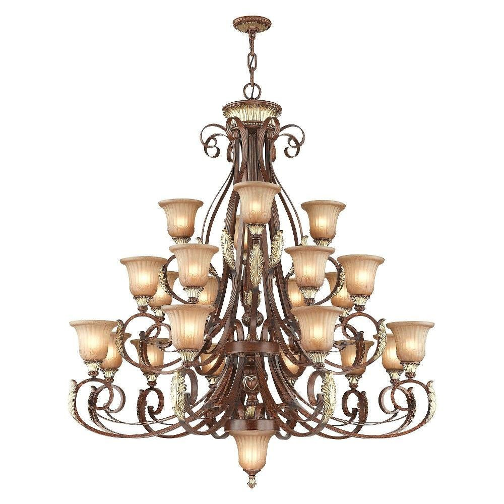 Bailey Street Home - 218-BEL-732982 - Lowther East - 23 Light Chandelier in Mediterranean Style - 50 Inches wide by 56 Inches high