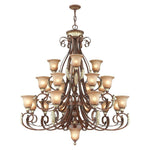 Bailey Street Home - 218-BEL-732982 - Lowther East - 23 Light Chandelier in Mediterranean Style - 50 Inches wide by 56 Inches high