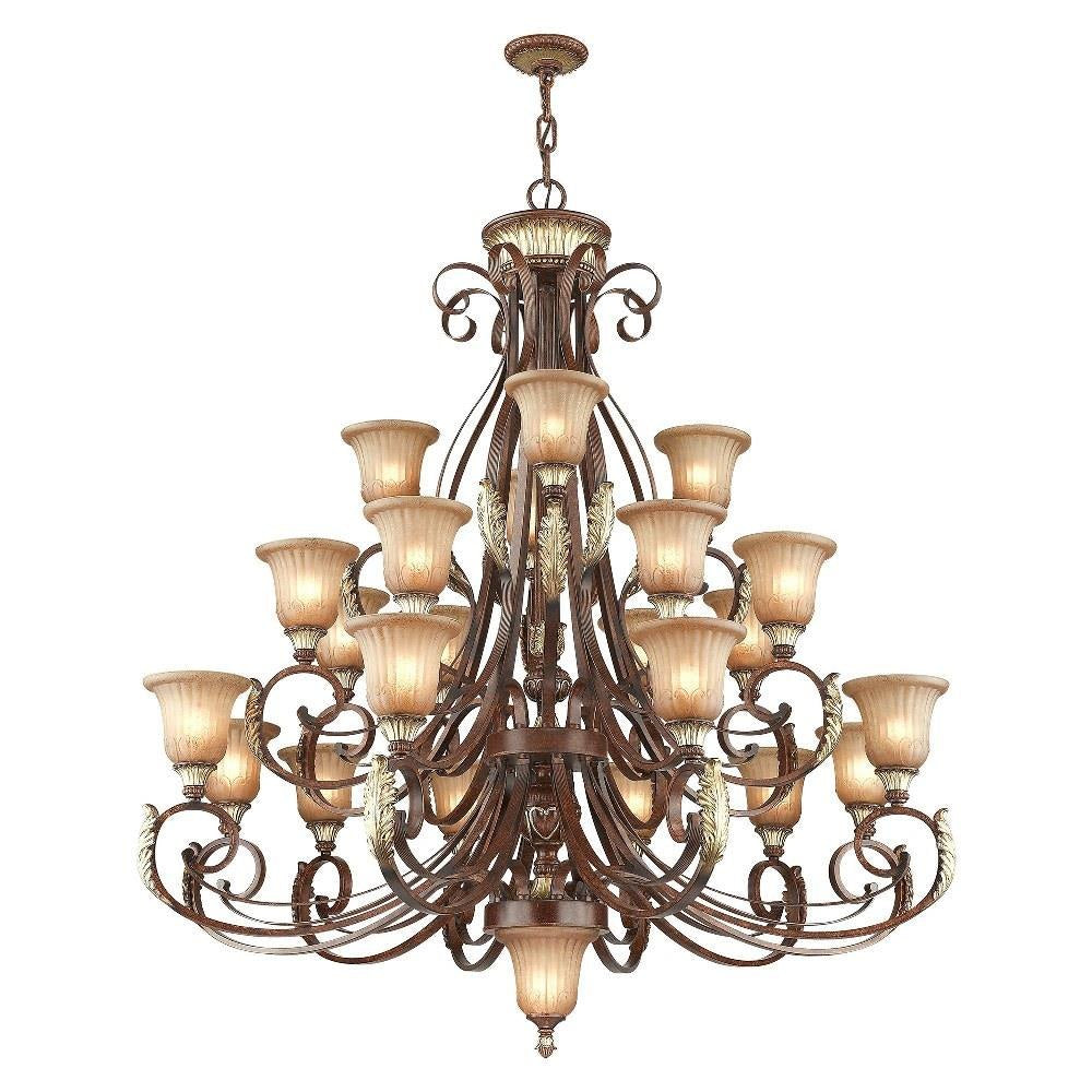 Bailey Street Home - 218-BEL-732982 - Lowther East - 23 Light Chandelier in Mediterranean Style - 50 Inches wide by 56 Inches high