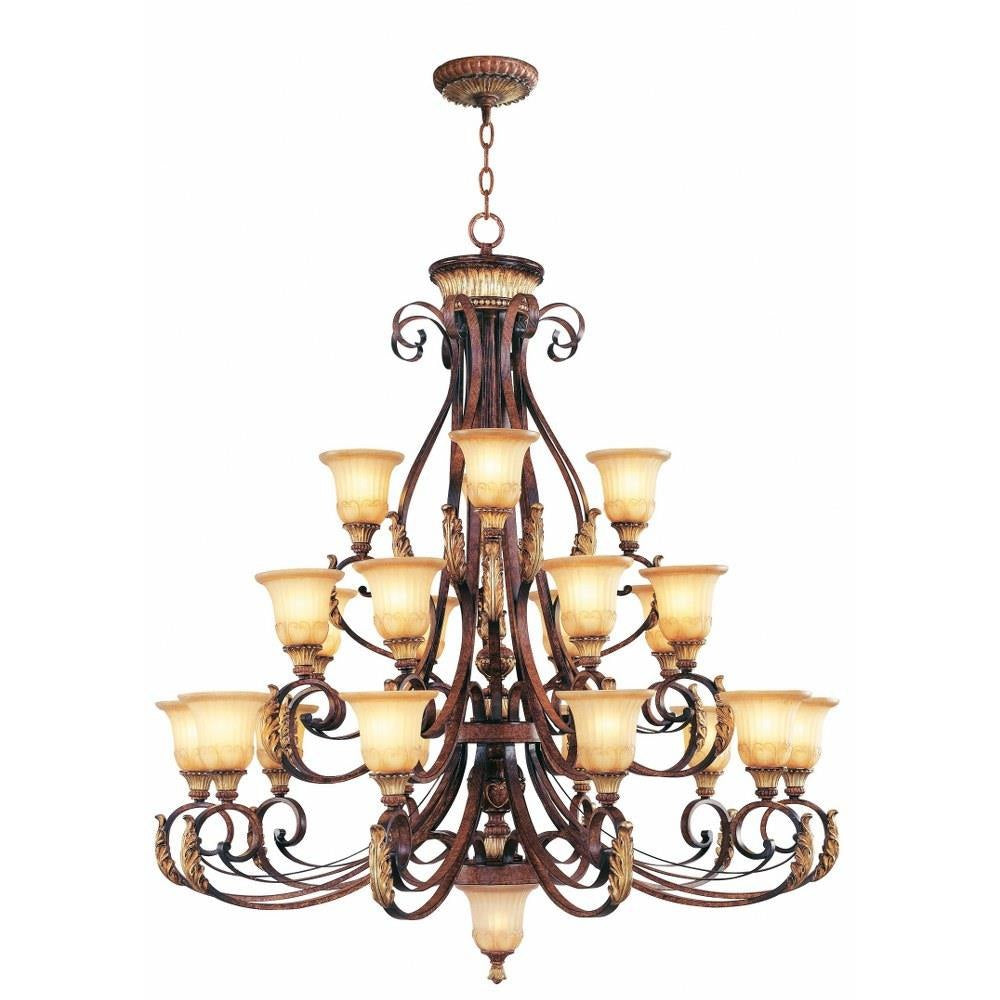 Livex Lighting - 8569-63 - Villa Verona - 23 Light Chandelier in Mediterranean Style - 50 Inches wide by 56 Inches high