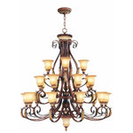 Bailey Street Home - 218-BEL-732982 - Lowther East - 23 Light Chandelier in Mediterranean Style - 50 Inches wide by 56 Inches high