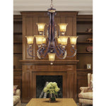 Livex Lighting - 8579-63 - Villa Verona - 10 Light Chandelier in Mediterranean Style - 33.25 Inches wide by 38 Inches high