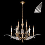 PLUME 45" W Round Chandelier