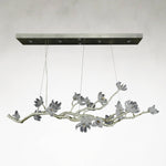 Churipo 19-Light Light Silver Leaf Ceiling Chandelier