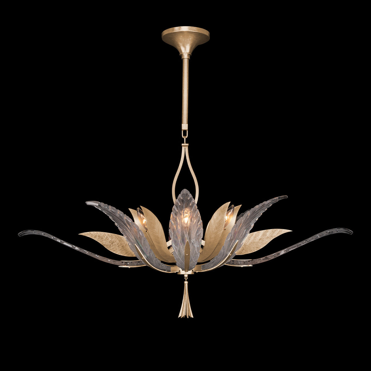 PLUME 40" W Oblong Pendant