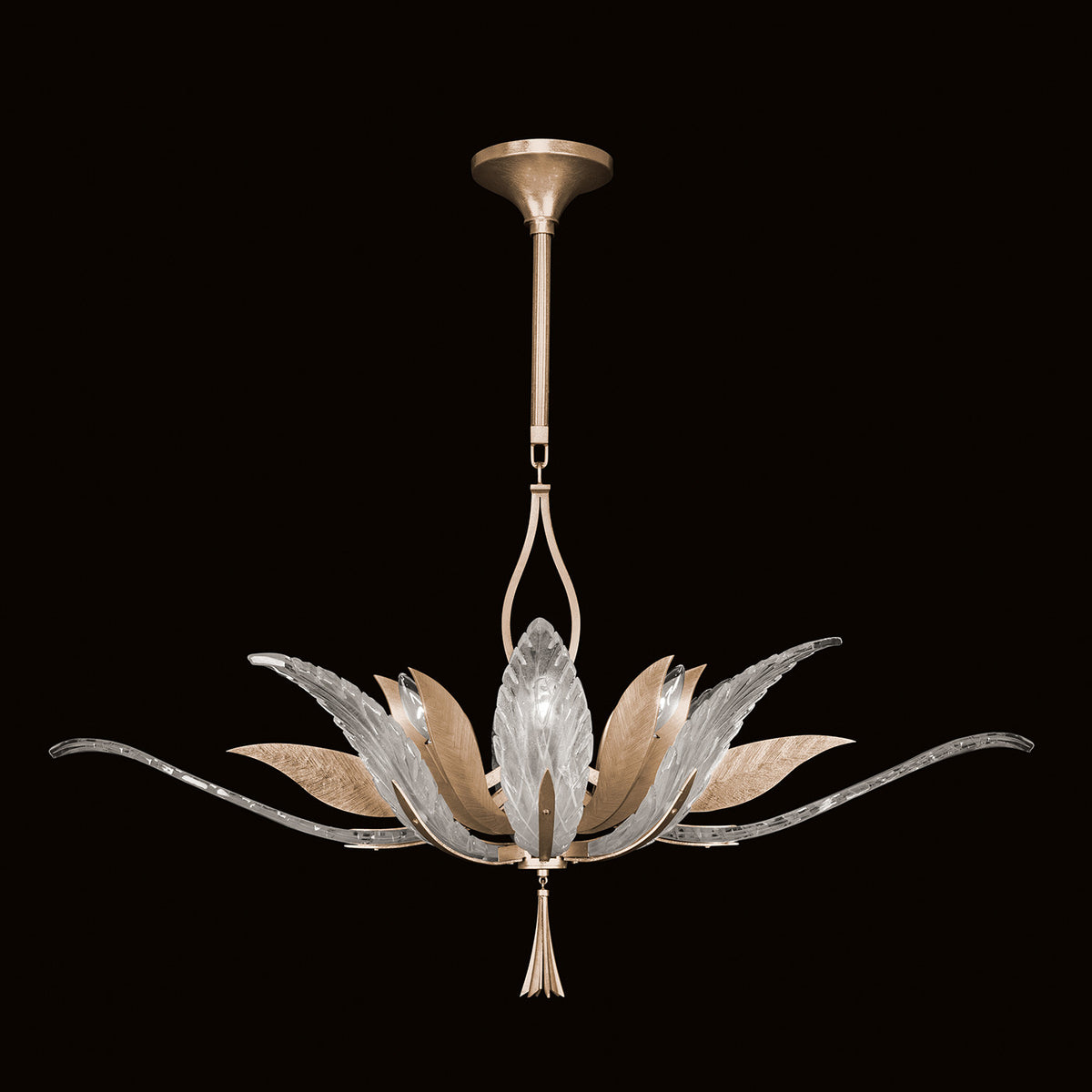 PLUME 40" W Oblong Pendant