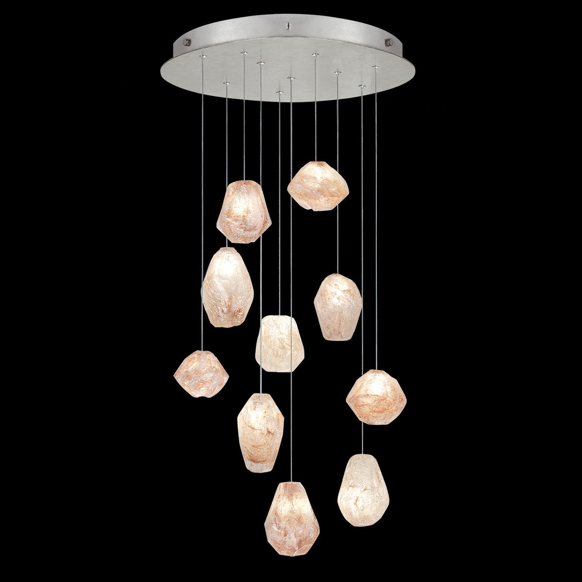 NATURAL INSPIRATIONS 22" W Round Pendant