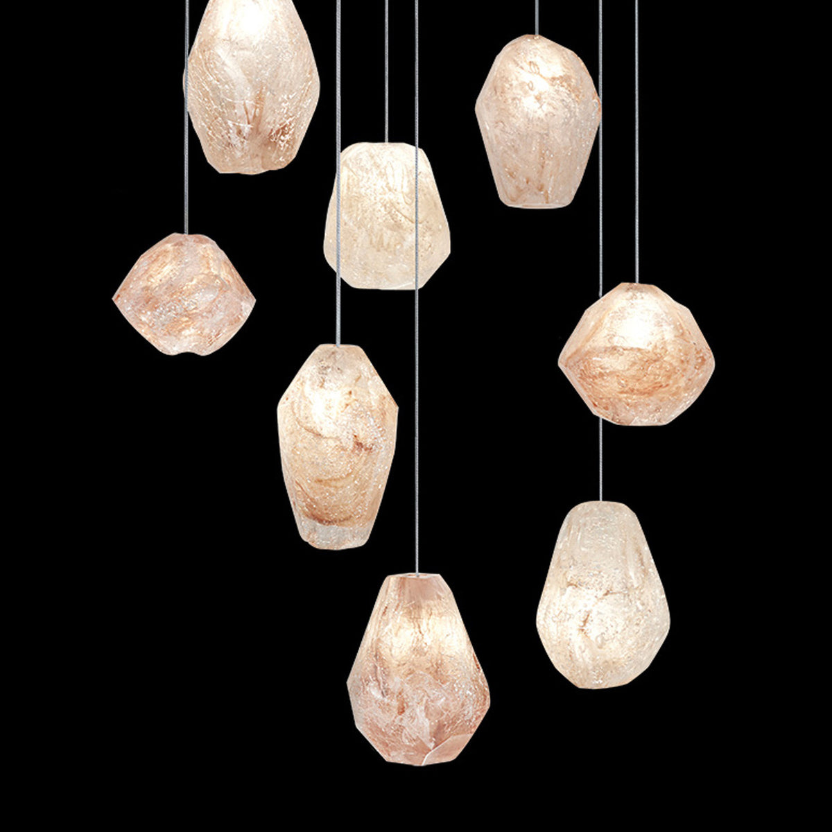 NATURAL INSPIRATIONS 22" W Round Pendant