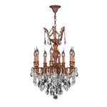 Gold Eight-Light Chandelier