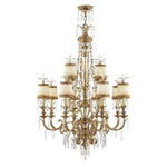 Livex Lighting - 8809-65 - La Bella - 12 Light Chandelier in Glam Style - 38.25 Inches wide by 55.25 Inches high